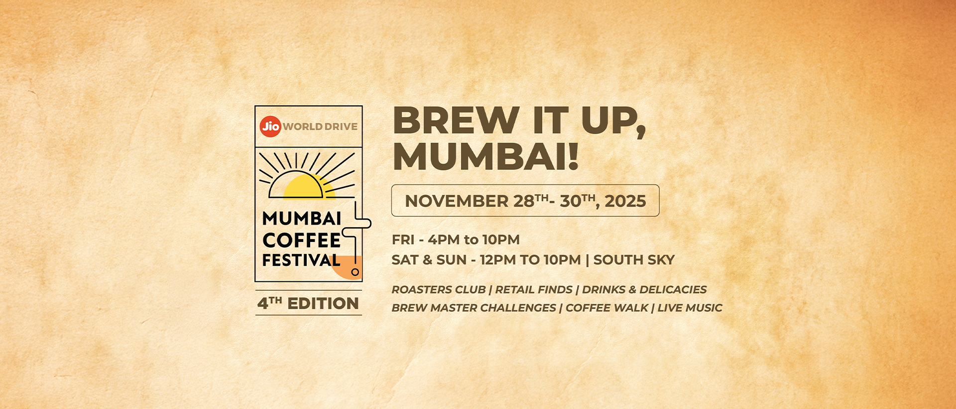 Brewster the Punster (Coffee Mascot at Mumbai Coffee Festival)